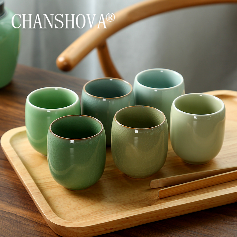Coffee Equipment Set - CHANSHOVA-Porcelain Tea Cup Set, Traditional Chinese
