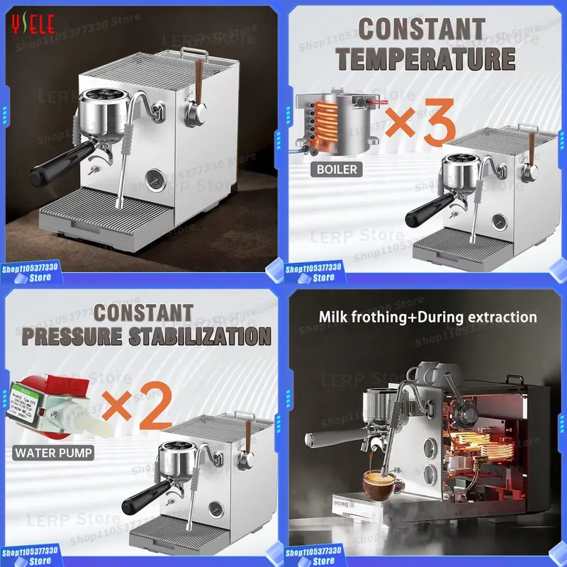 Coffee Equipment For Espresso Machine - Professional 9 Bar Espresso Machine High