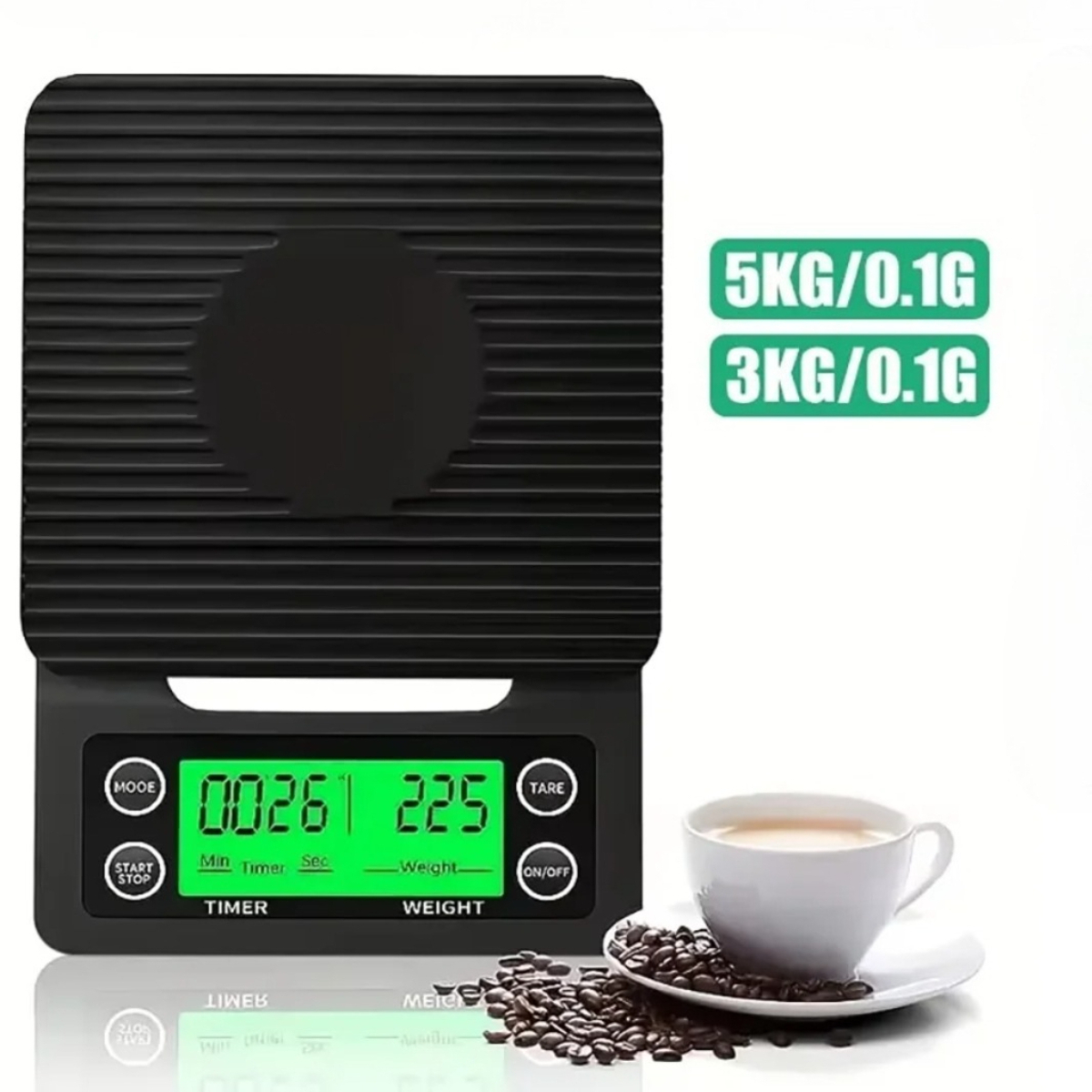Scale Drip Timer - Digital Drip Coffee Scale 3kg 0.1g