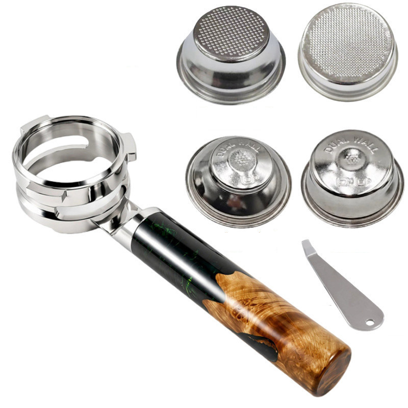 Stainless Steel Flat Place 54m - Naked Portafilter Bottomless ulasan dan harga