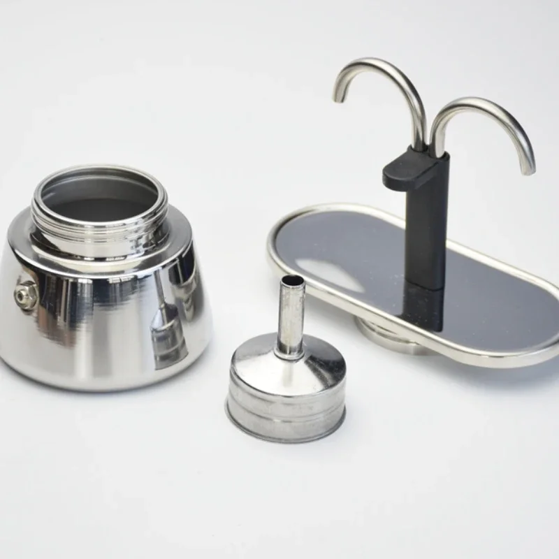 200ML Mini Moka Pot Double Tub - Coffee Equipment Set ulasan dan harga
