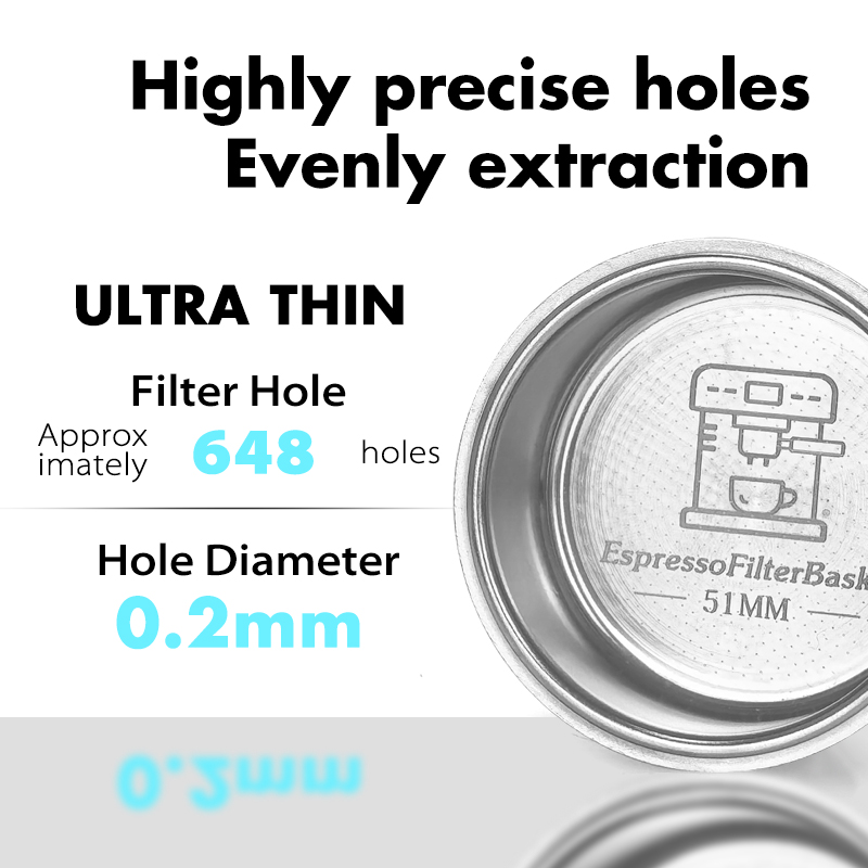 51mm Coffee Bottomless Portafi - Naked Portafilter Bottomless ulasan dan harga