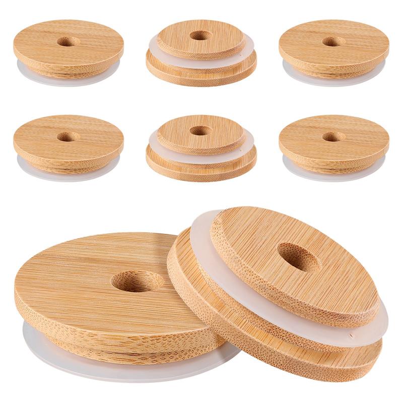 Jar Lids Straw Lid With Glass  - Bean Hopper Lid ulasan dan harga