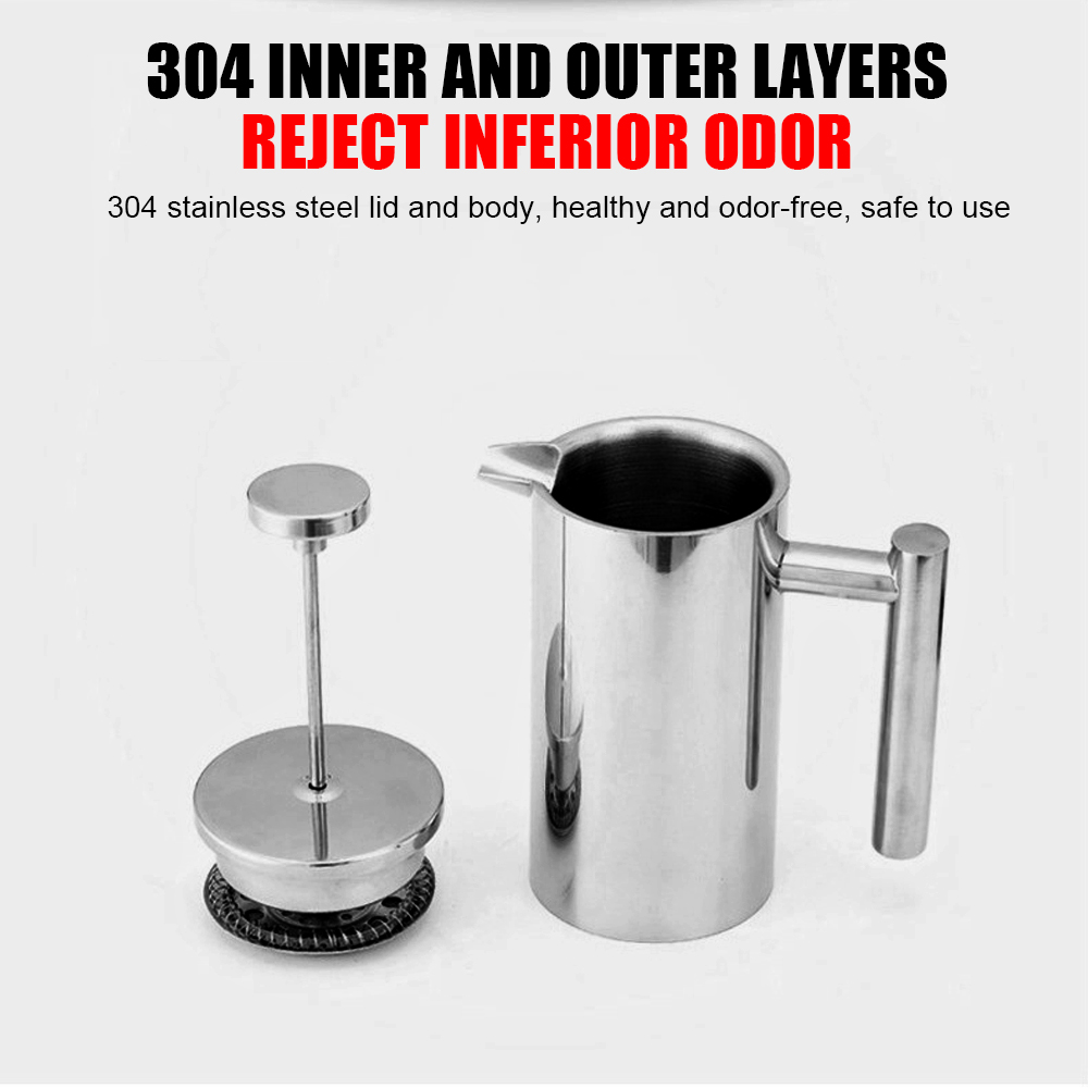 Large Capacity French Press Co - Coffee Equipment For Camping ulasan dan harga
