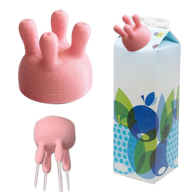 Milk Bottle Cap Milk Carton Ca - Bean Hopper Lid ulasan dan harga