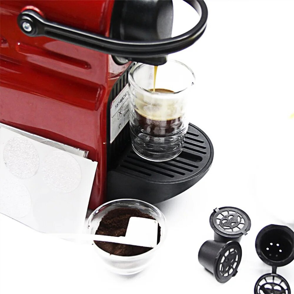 4 Pieces Reusable Coffee Capsu - Coffee Equipment Set ulasan dan harga