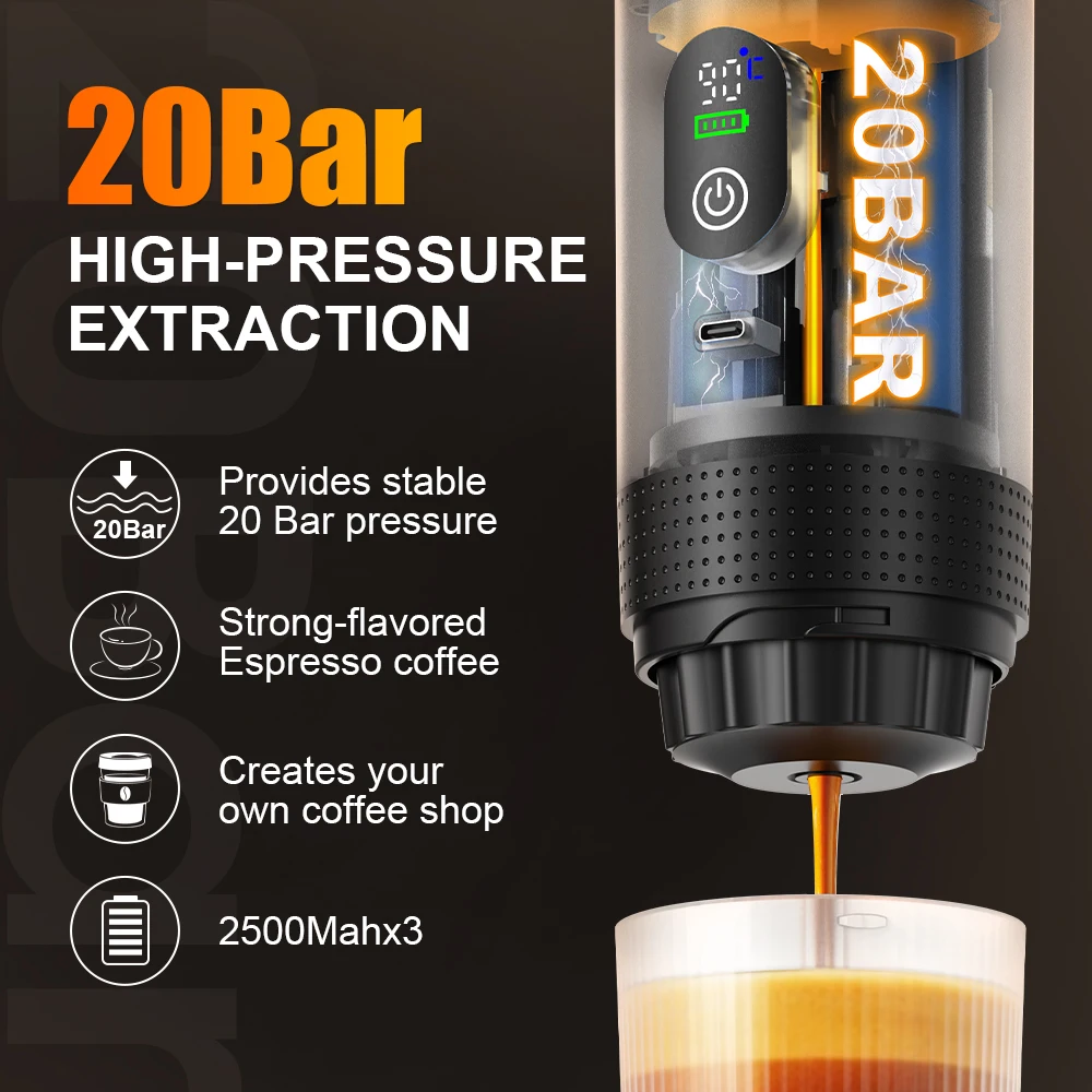 DENOKIN 3-in-1 Capsule Coffee  - Coffee Equipment For Camping ulasan dan harga