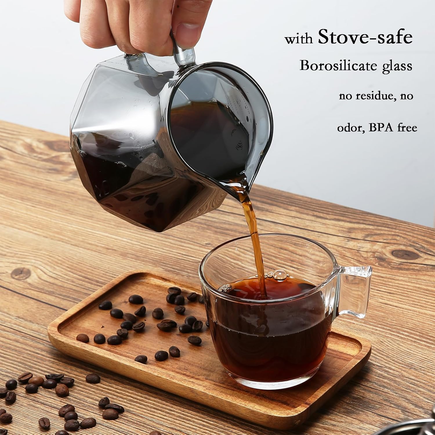 Magpie Glass Coffee Pot For V6 - Coffee Equipment Set ulasan dan harga
