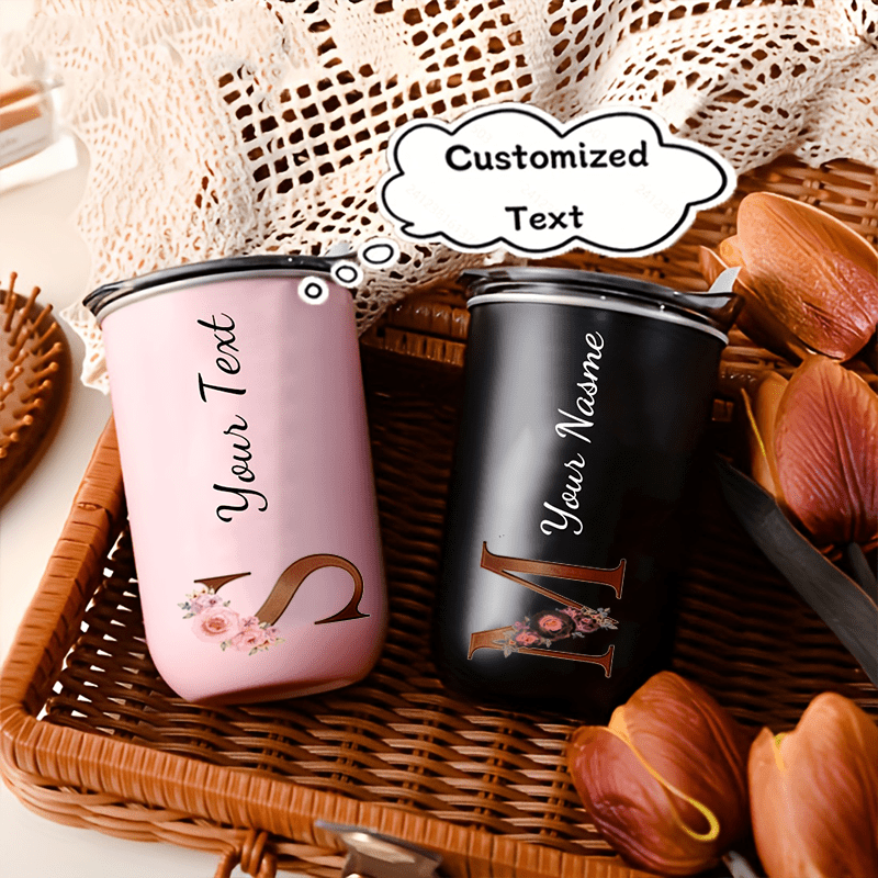 Custom Floral Monogram Initial - Coffee Equipment For Camping ulasan dan harga