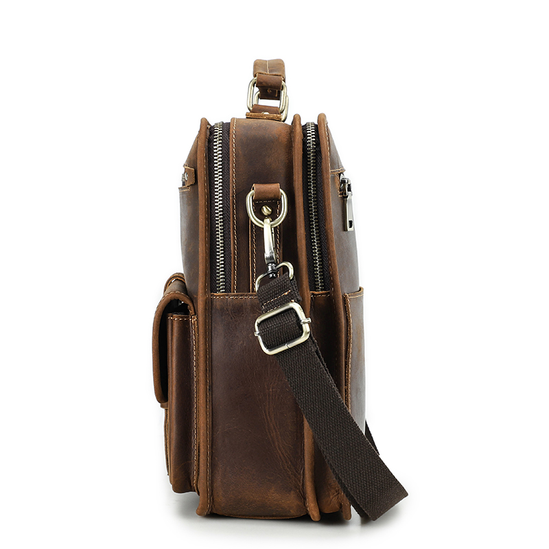 CONTACT'S Crazy Horse Leather  - Coffee Equipment Travel Bag ulasan dan harga