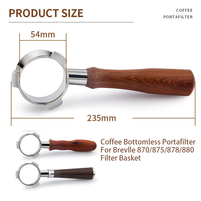 Stainless Steel Breville 54mm  - Naked Portafilter Bottomless ulasan dan harga